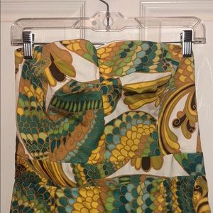 EUC Banana Republic Trina Turk strapless Dress